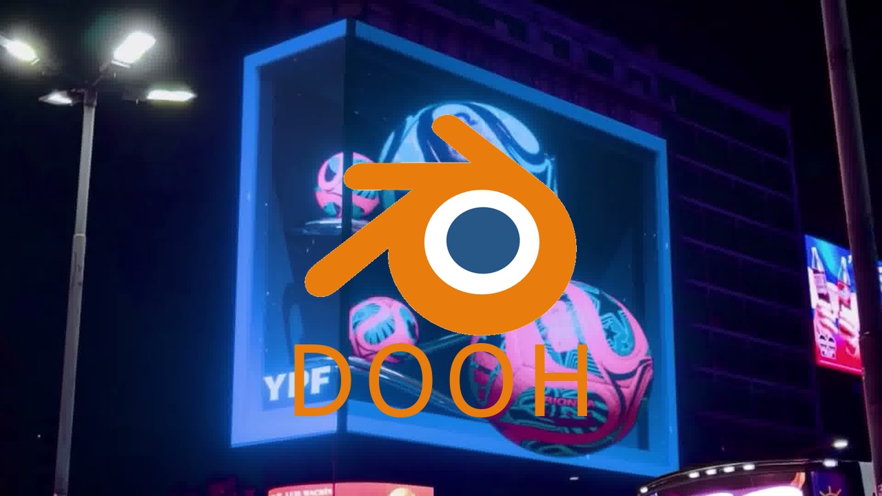 DOOH anamórfico