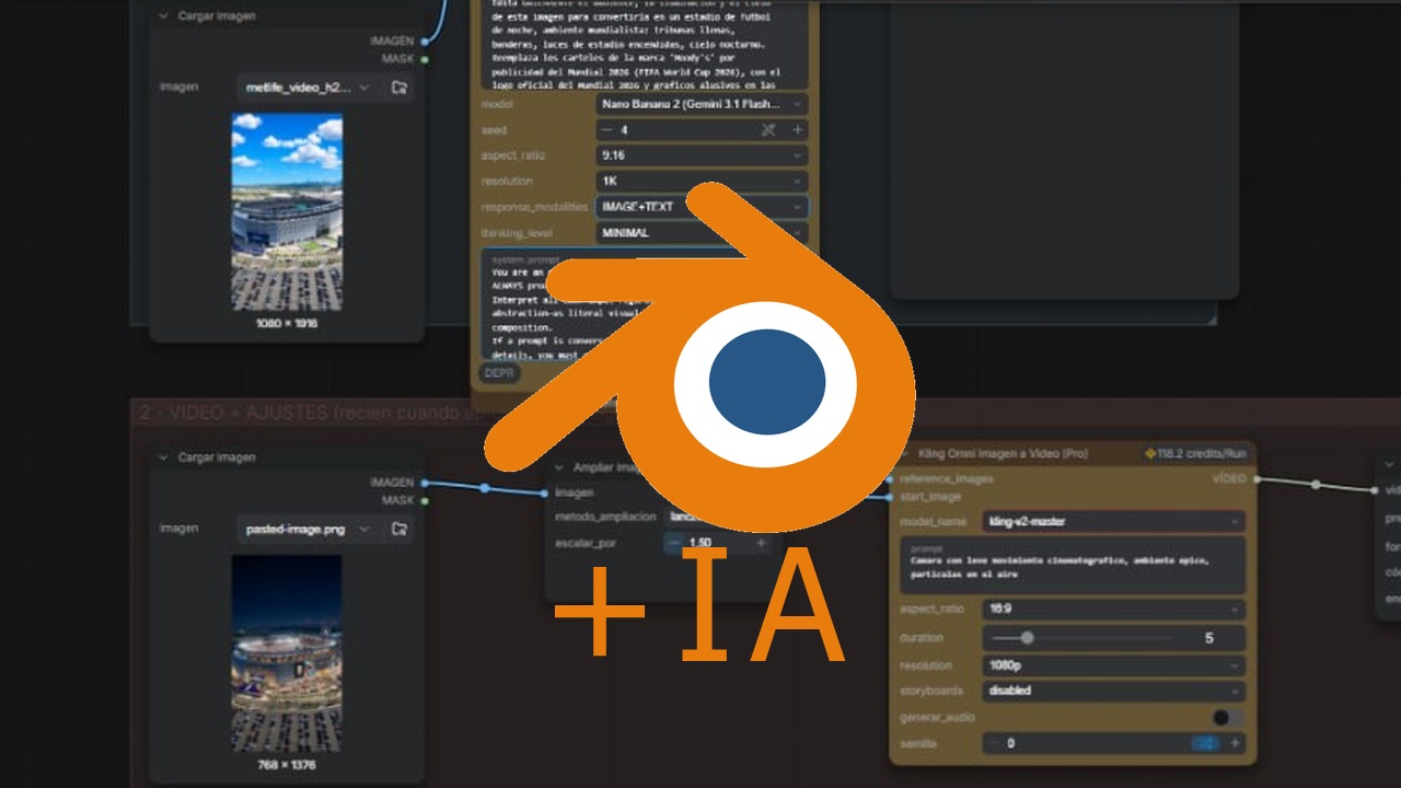 Blender + IA con agentes